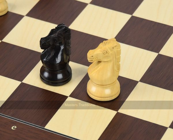 DGT Rosewood USB e-Board with indices - Royal Electronic Chess Pieces