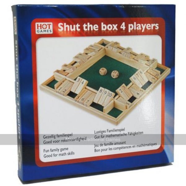 Hot Sports 4 Player Shut The Box