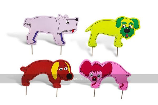 Junior Croquet Set - Dog Theme, 2 Mallets