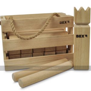 Bex Kubb Original in Wooden Box - Rubberwood