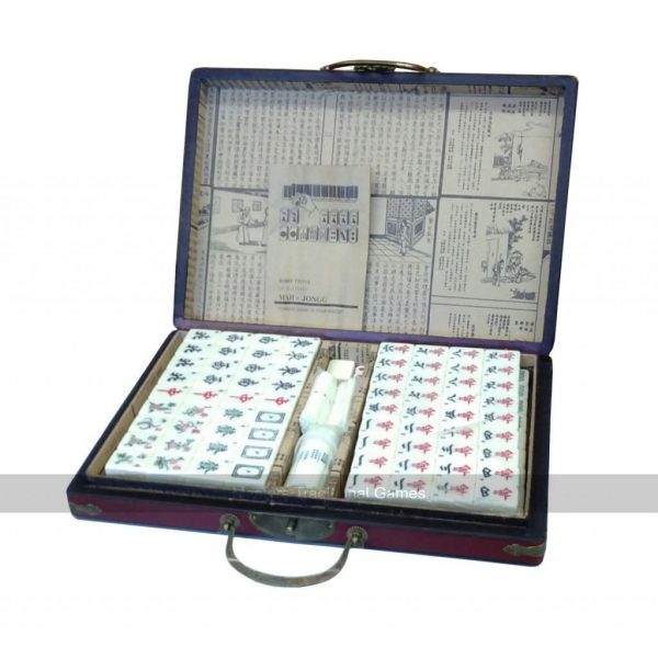 Mah Jong (Mahjong) Set in Leatherette Case