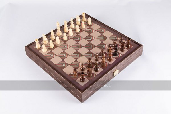 Chess, Backgammon, Ludo, Snakes & Ladders Wooden Games Compendium