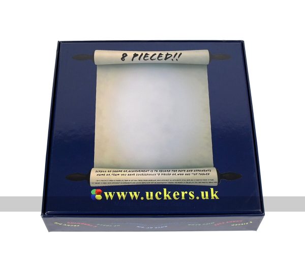 Quad Fold Wooden Uckers Game