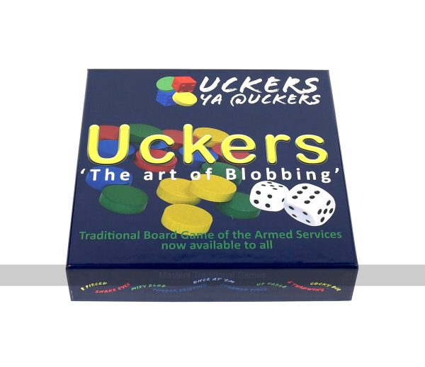 Quad Fold Wooden Uckers Game