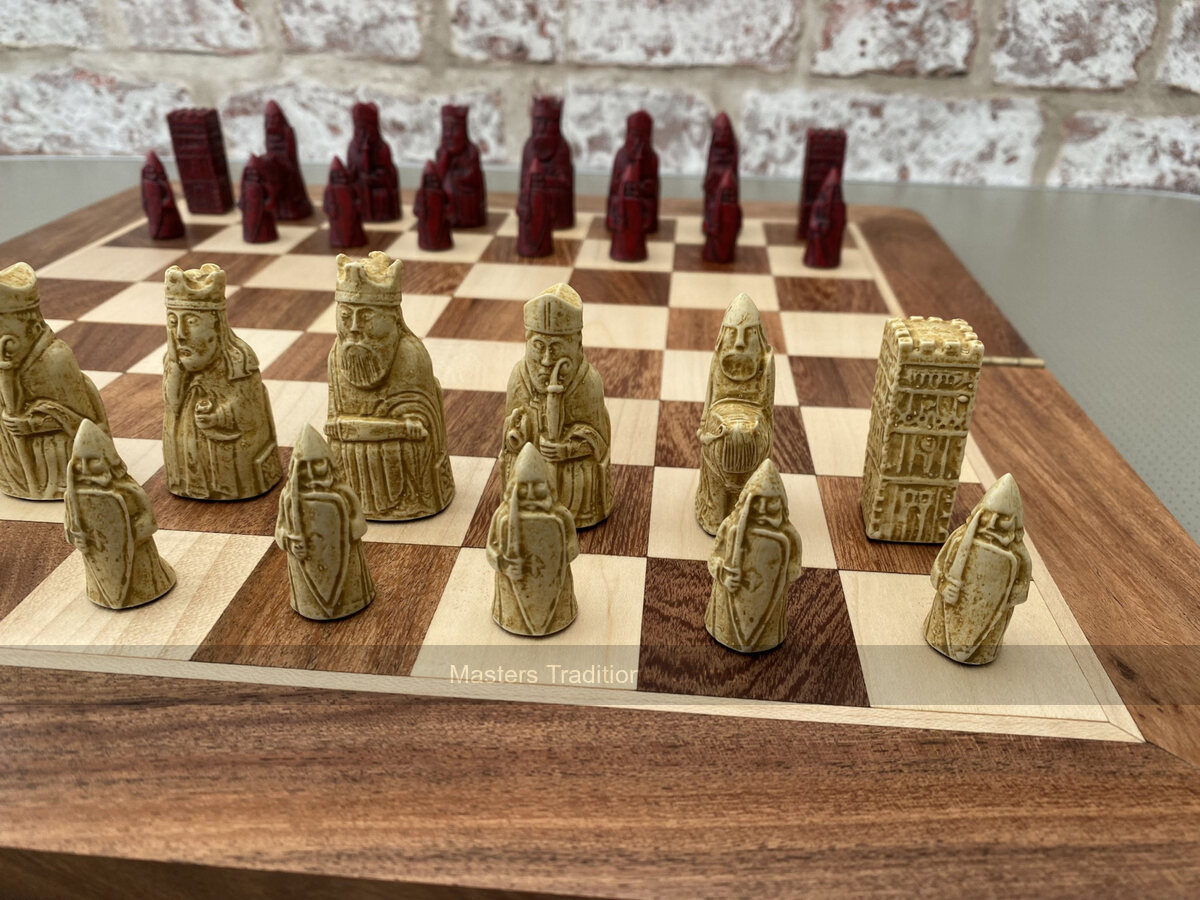 Mini Isle of Lewis Chess Set by Berkeley Chess with 2 inch King