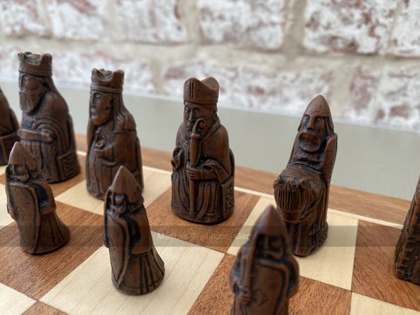 Mini Isle of Lewis Chess Set by Berkeley Chess with 2 inch King