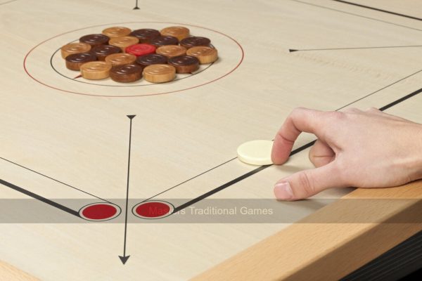 Philos Carrom Set with Accessories (Regulation-Size Carrom Board)