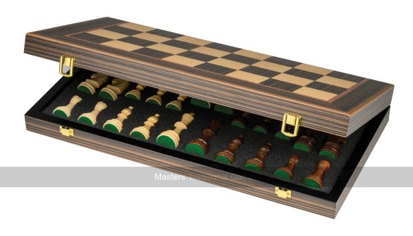 Philos Tournament Folding Wooden Chess Set - 55mm Squares