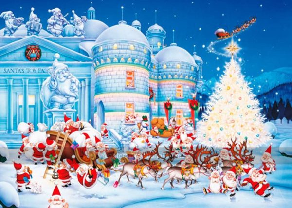 Toy Factory 1000 Piece Christmas Jigsaw Puzzle by Piatnik