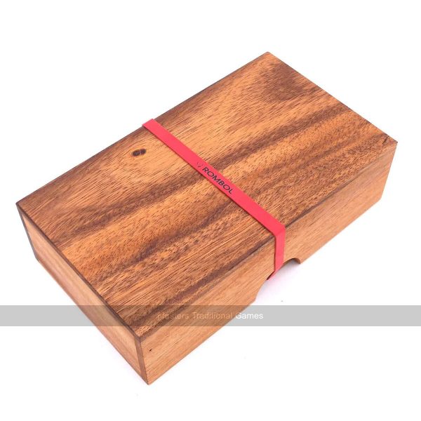 Double 12 Dominoes in Wooden Box