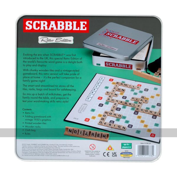 Scrabble - English Retro Edition In Tin