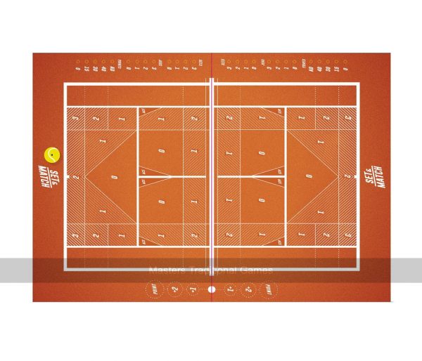 Set and Match - Table Top Disc Flick Tennis Game