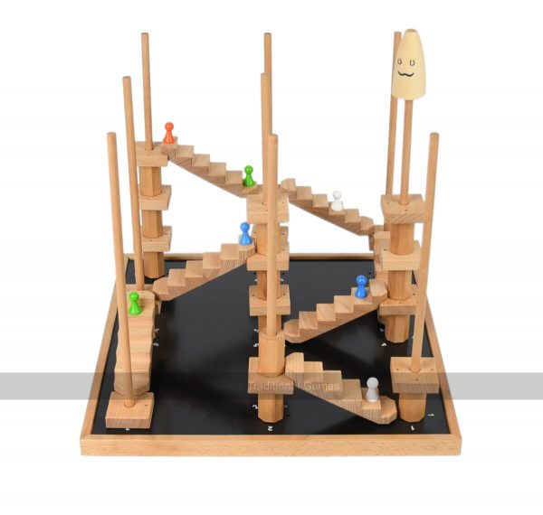 Wooden Stairz Game - Strategic 3D Building and Climbing Game