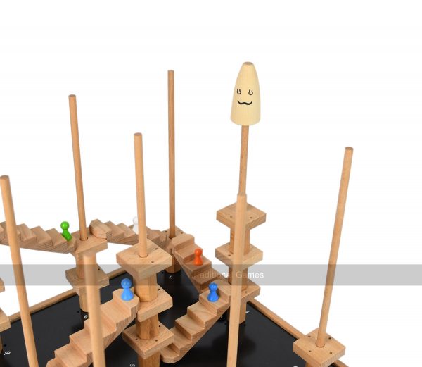 Wooden Stairz Game - Strategic 3D Building and Climbing Game