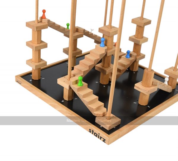 Wooden Stairz Game - Strategic 3D Building and Climbing Game