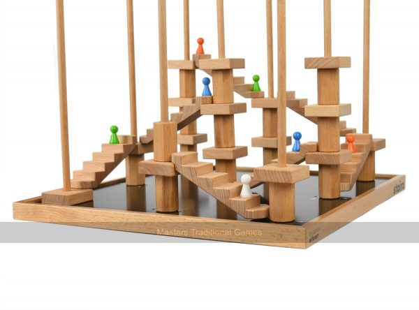 Wooden Stairz Game - Strategic 3D Building and Climbing Game