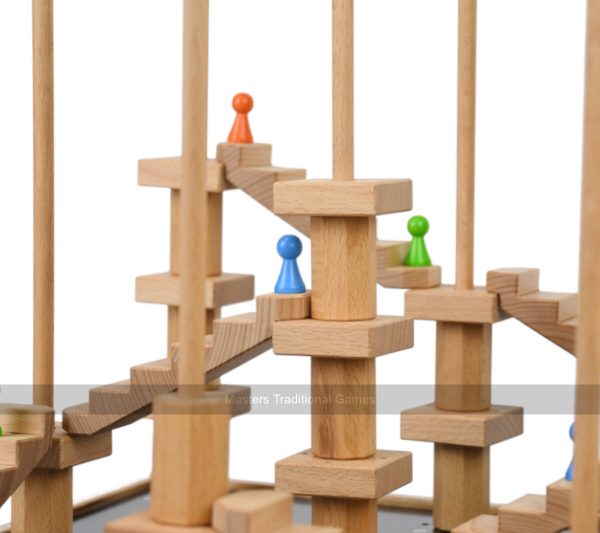 Wooden Stairz Game - Strategic 3D Building and Climbing Game
