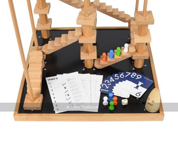 Wooden Stairz Game - Strategic 3D Building and Climbing Game