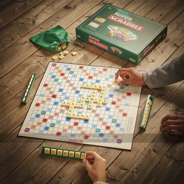 Super Scrabble (giant English Scrabble board with twice as many tiles)