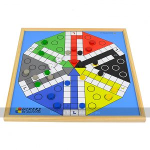 Wooden Uckers Game - Six Player Standard Edition