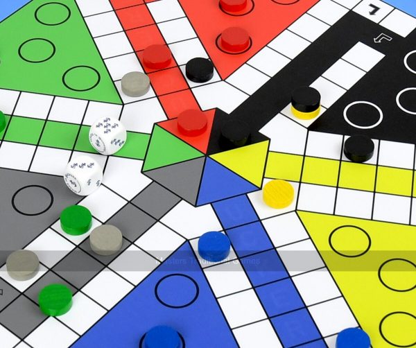 Wooden Uckers Game - Six Player Standard Edition