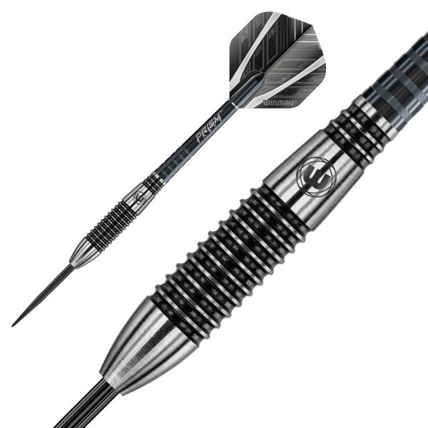 Winmau Blackout 90% tungsten steel-tip darts - 26 grams