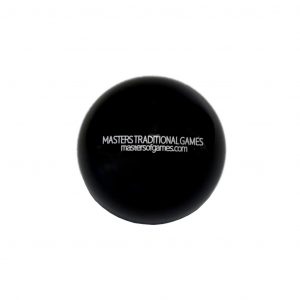 Single Black Urethane Skittle Ball - 5.5 inch