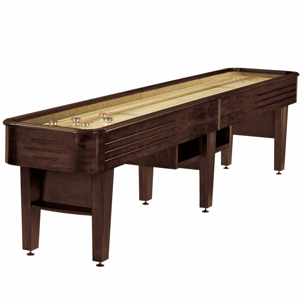 Brunswick Andover 2 Piece 14ft Shuffleboard Table - Espresso