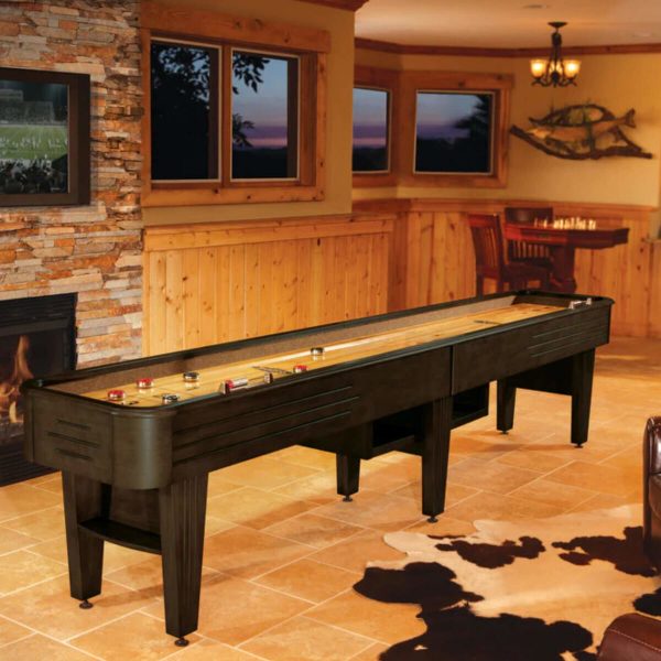 Brunswick Andover 2 Piece Shuffleboard Table - Espresso (12ft or 14ft)