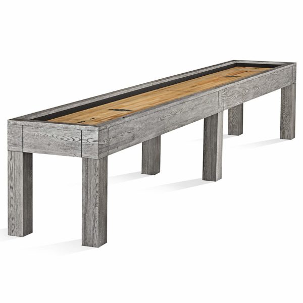 Brunswick Sanibel 2 Piece 12ft Shuffleboard Table - Rustic Grey