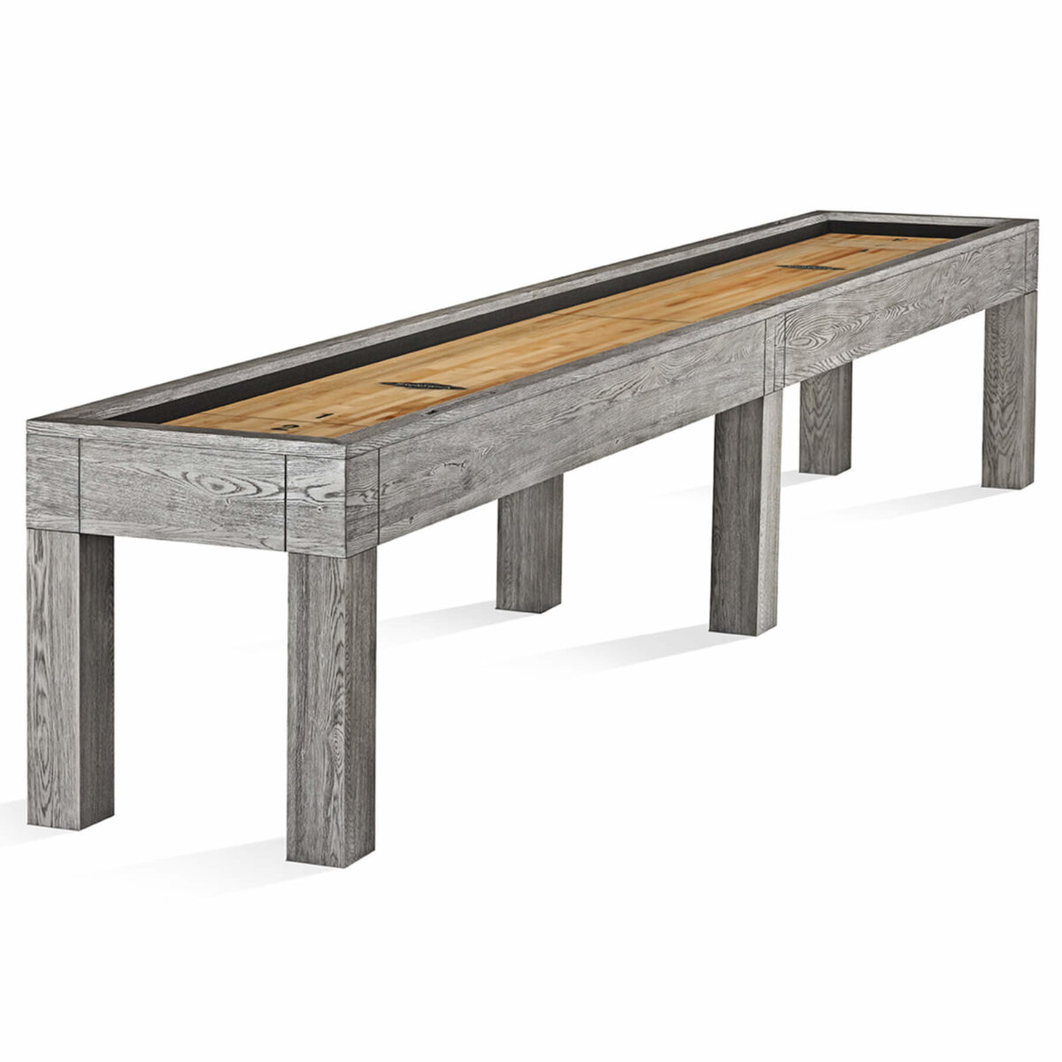 Brunswick Sanibel 2 Piece 12ft Shuffleboard Table - Rustic Grey