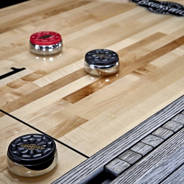 Brunswick Sanibel 2 Piece 12ft Shuffleboard Table - Rustic Grey