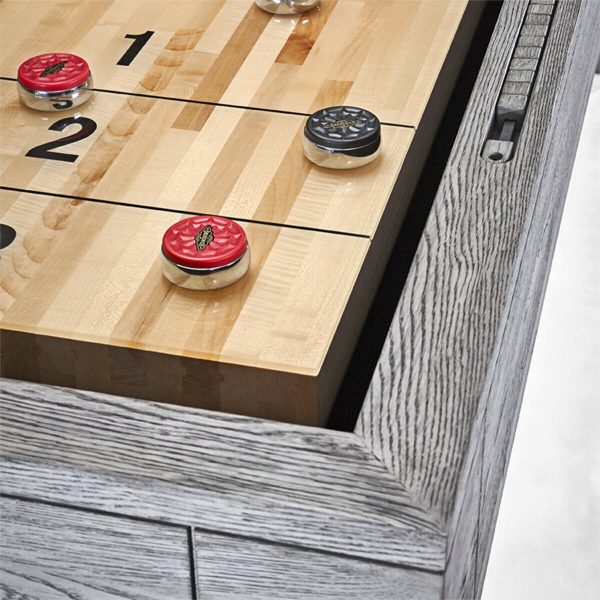 Brunswick Sanibel 2 Piece 12ft Shuffleboard Table - Rustic Grey