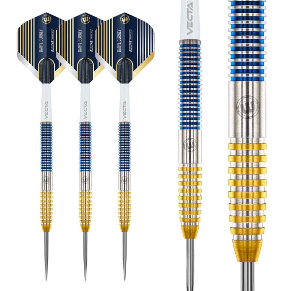 Winmau Daryl Gurney SC 1.0 Series 90% Tungsten Steel-Tip Darts - 23g