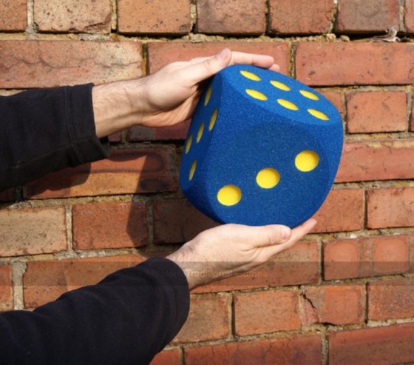 1 Giant Foam Die - 16cm - BLUE