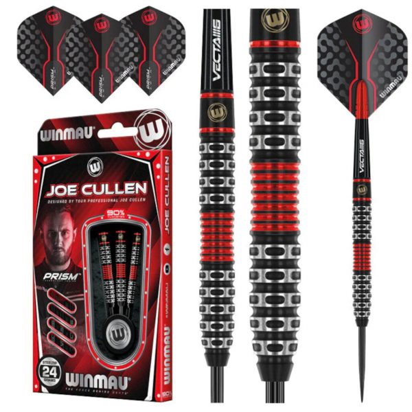 Winmau Joe Cullen S.E. 90% Tungsten Steel-Tip Darts - 24g