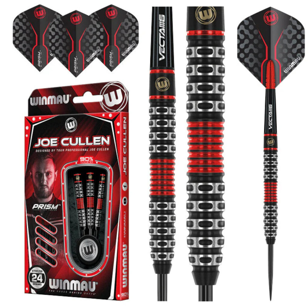 Winmau Joe Cullen S.E. 90% Tungsten Steel-Tip Darts - 24g