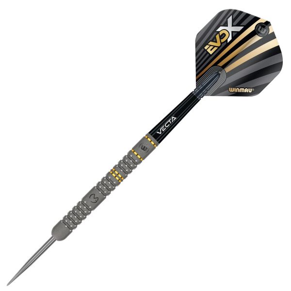 Winmau MvG EvoX 90% Tungsten Steel-Tip Darts - 22.5g