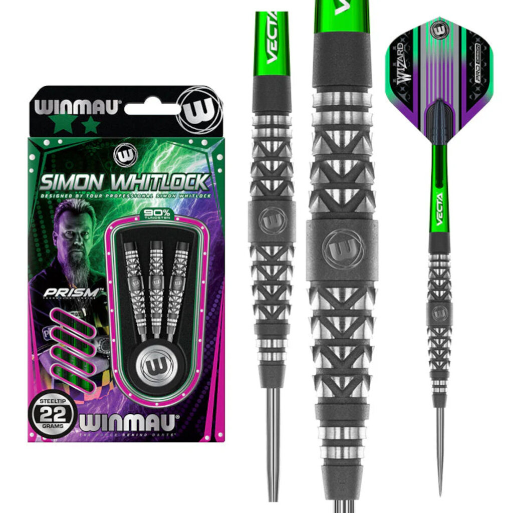 Winmau Simon Whitlock Atomised Player Edition 90% Tungsten Darts - 22g
