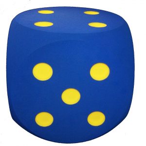 1 Giant Foam Die - 50cm