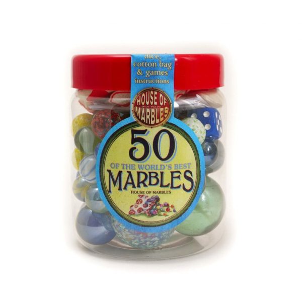 Tub of 50 Marbles