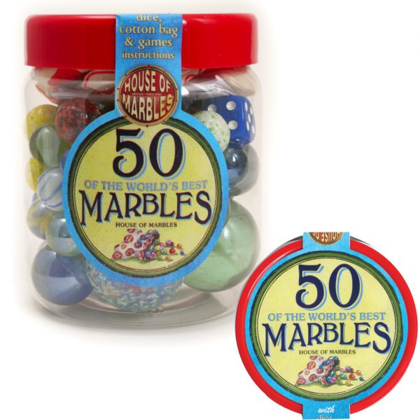Tub of 50 Marbles
