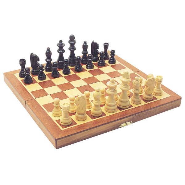 House of Marbles Standard Wooden Folding Chess Set