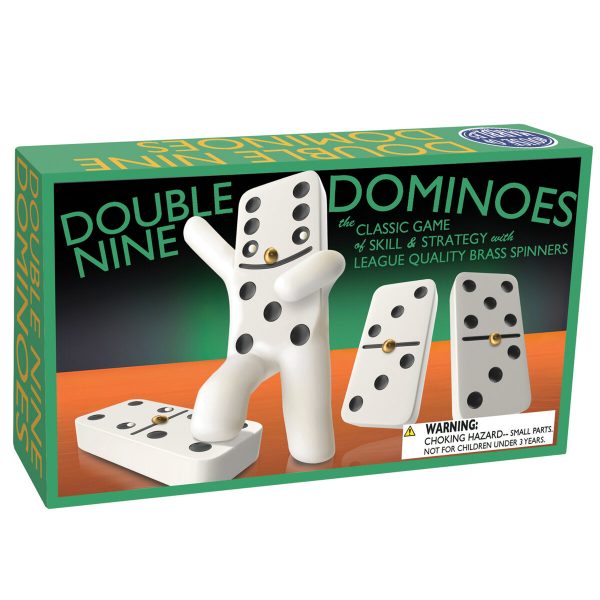 Double 9 Dominoes with Spinners