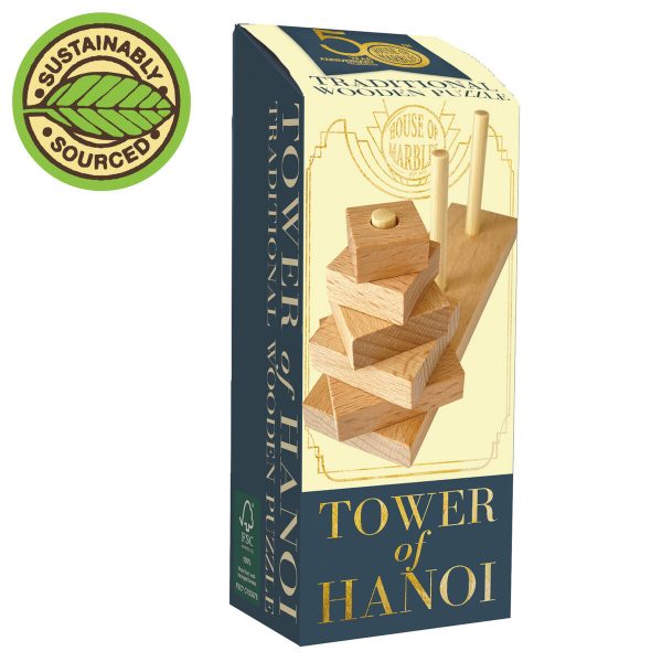 Tower of Hanoi Wooden Puzzle