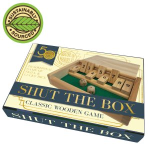 Compact Travel Wooden Shut-the-Box