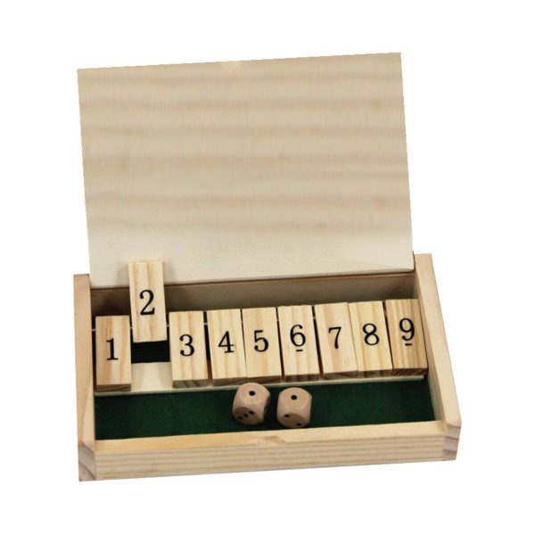 Compact Travel Wooden Shut-the-Box