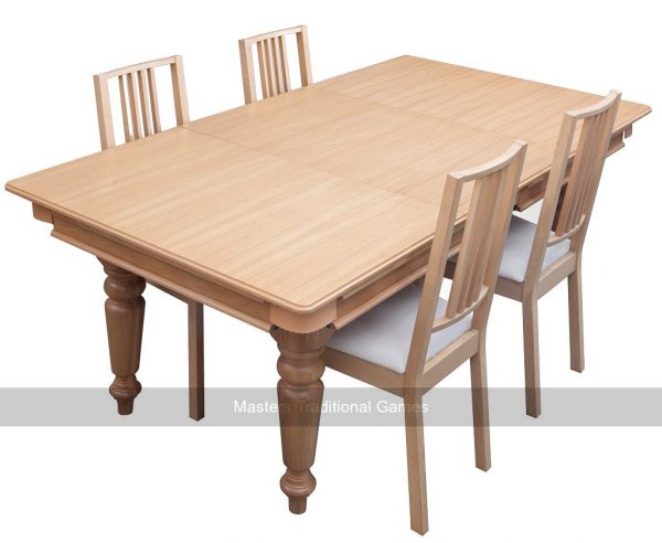 Hand-made, Dual-Height Snooker Dining Table - with accessories