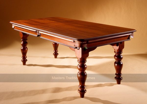 Hand-made, Dual-Height Snooker Dining Table - with accessories
