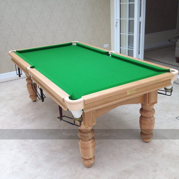 Hand-made, Dual-Height Snooker Dining Table - with accessories